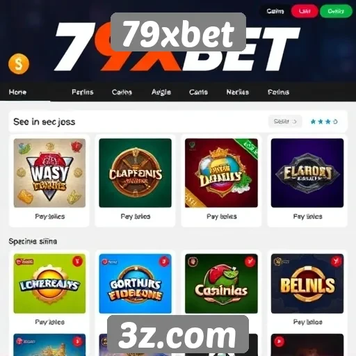 Análise da variedade de jogos disponíveis no 79xbet