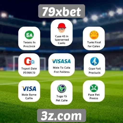 Formas de pagamento disponíveis no 79xbet